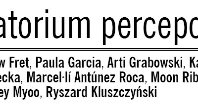 Laboratorium percepcji – cykl wykładów i warsztatów mistrzowskich