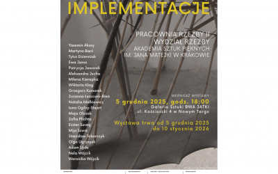 Implementacje – wystawa Pracowni Rzeźby II