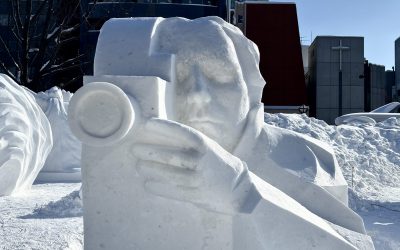 Student ASP w Krakowie na 50. Międzynarodowym Konkursie na Rzeźbę Śnieżną w Sapporo