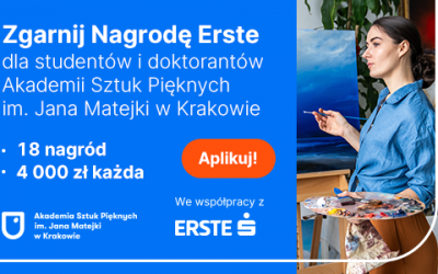 Nagroda Erste dla studentów i doktorantów ASP w Krakowie 2026