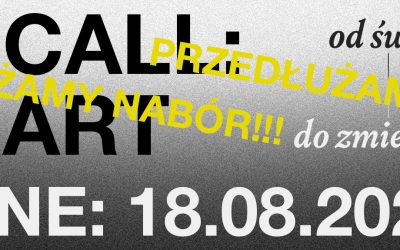 Przedłużamy nabór do Open Art do 18.08. g. 23:59!